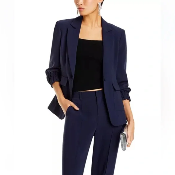 Cinq à Sept Tabitha Blazer in Navy Size 2 New With Tags - Picture 9 of 17